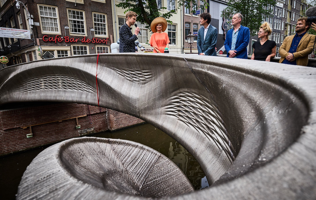 Pont acier 3D Amsterdam